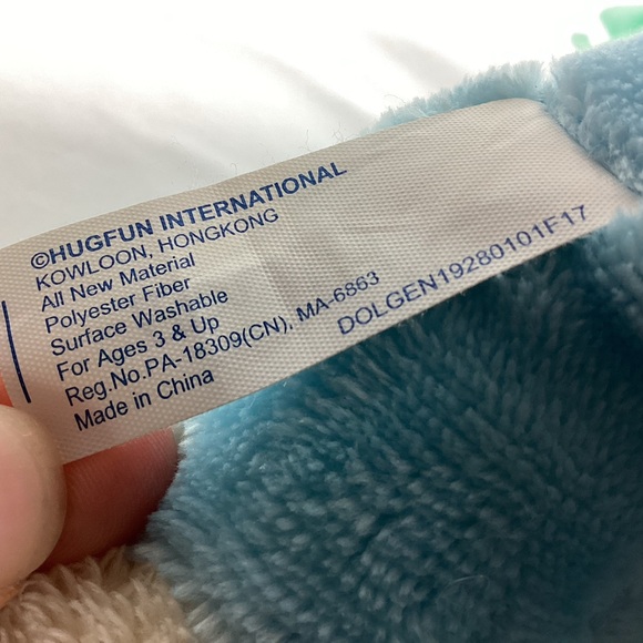 Hugfun Sleepy Prayer Bear 10" Plush Green Light Up Recites "Lay Me Down Sleep” - Picture 7 of 10